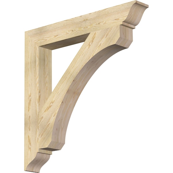 Ekena Millwork Legacy Traditional Rough Sawn Bracket, Douglas Fir, 6"W x 44"D x 44"H BKT06X44X44LEC01RDF - main